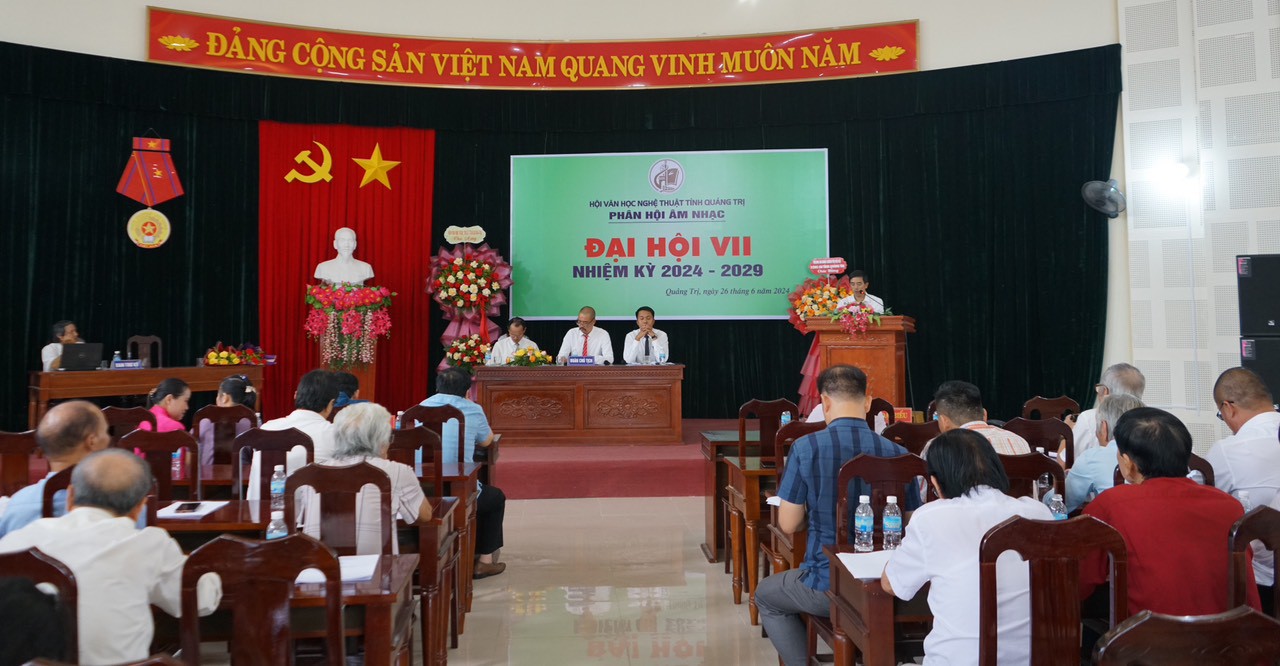 Đại biểu dự Đại hội Ph&acirc;n hội &Acirc;m nhạc lần thứ VII, nhiệm kỳ 2024 - 2029